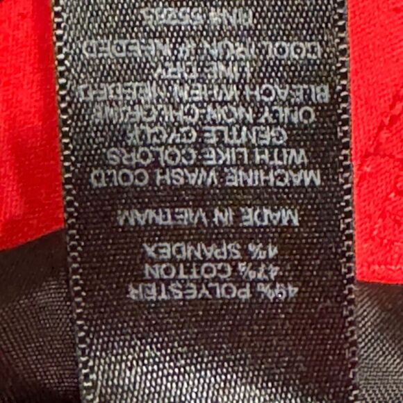 Express columnist mid rise dress pants size 8 coral office wear - Picture 6 of 8